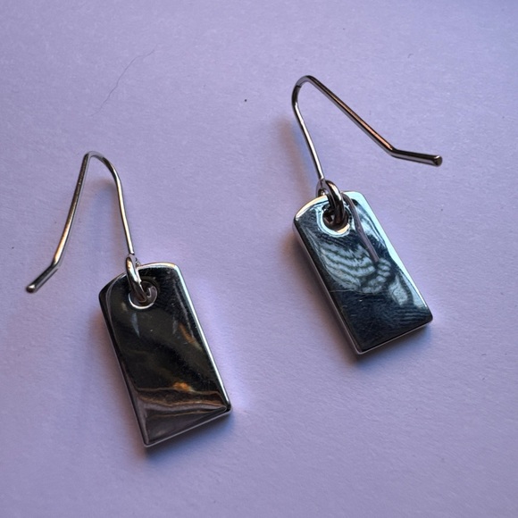 Vintage Christian Dior Silver Pavé Earrings with Sparkling Crystal - Picture 4 of 5